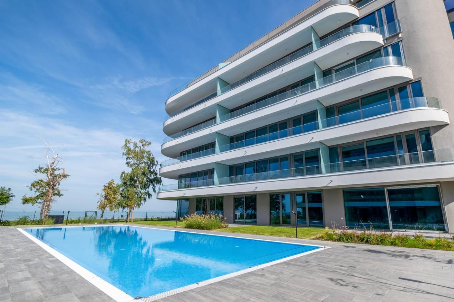 Myflat Wave Luxury 44 Suite Siofok Ngoại thất bức ảnh